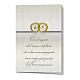 Greeting card in pearl paper Wedding Anniversary Rings s1