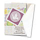 Greeting card in pearl paper Confirmation Holy Spirit s2