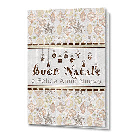 Greeting card in pearl paper Christmas Decorations