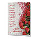 Wedding Anniversary Pearl Paper Greeting Card - Red Roses s1