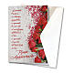 Wedding Anniversary Pearl Paper Greeting Card - Red Roses s2