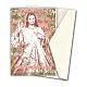 Biglietto con stampa Gesù Misericordioso  s2
