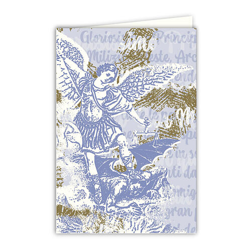 Grußkarte, Pop-Art – Erzengel Michael 1