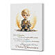 Glückwunschkarte zur Erstkommunion Kleiner Prinz 15X15 cm s1