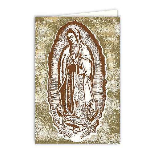 Grußkarte, Pop-Art – Gottesmutter von Guadalupe 1