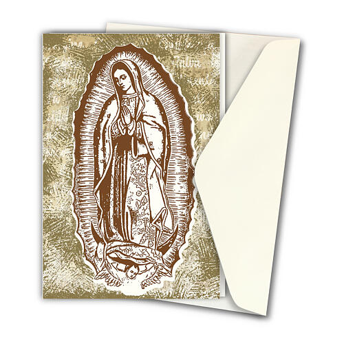 Madonna di Guadalupe biglietto augurale 2