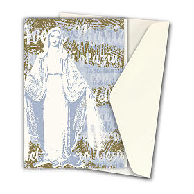 Greeting card Miraculous Mary