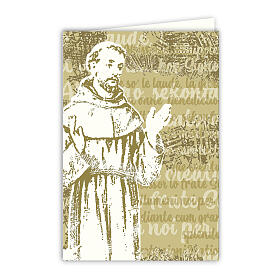 Grußkarte, Pop-Art – Heiliger Franz von Assisi