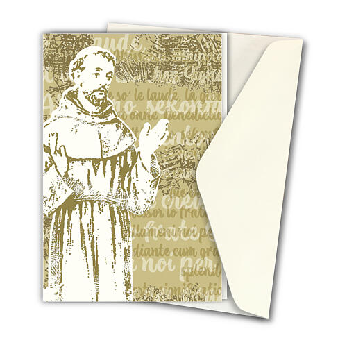 Saint Francis of Assisi Greeting Card 2