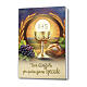 First Communion money gift card with chalice, 6x4 in s1
