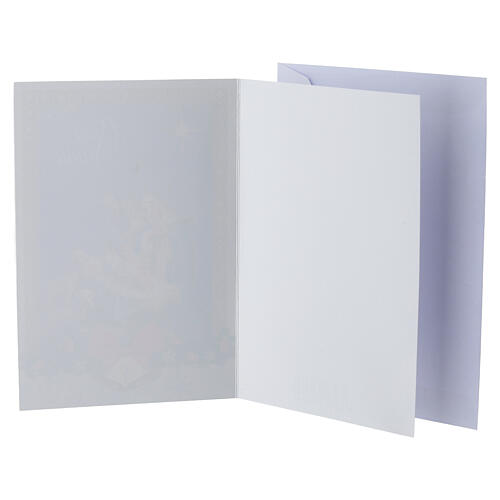 Carte voeux Noël Sainte Famille classique - assortiment 4