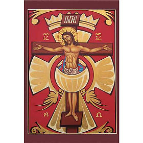 Confirmation holy card, Holy Spirit cross