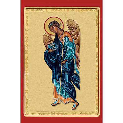Holyart – Quadro In Legno Sagomato Di San Michele Arcangelo – Stile Vintage, Compensato Di Pioppo, Gancio Sul Retro – Dimensioni 23,5 X 19 Cm