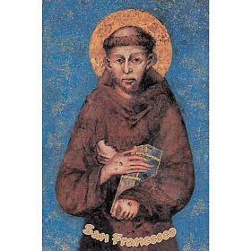 Holy card, St Francis