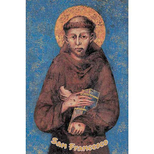 Holy card, St Francis 1