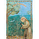 Holy card, St Francis preaching to the birds s1