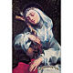 Holy card, St Catherine with cross s1