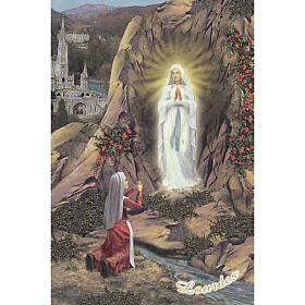 Heiligenbildchen, Heiligtum von Lourdes und Grotte