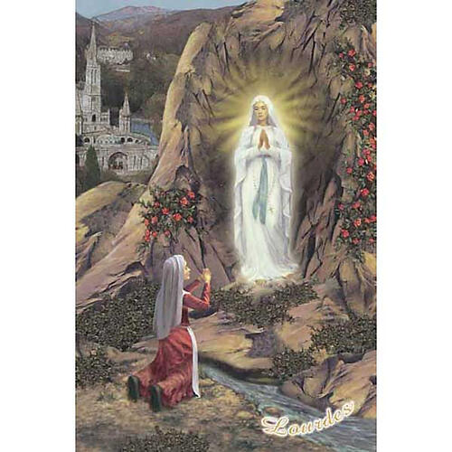 Heiligenbildchen, Heiligtum von Lourdes und Grotte 1