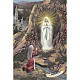 Holy card, Sanctuary and Grotto of Lourdes s1
