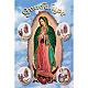 Our Lady of Guadalupe with scenes holy card s1