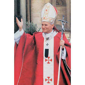 John Paul II holy card