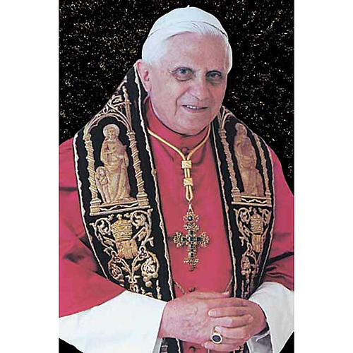 Estampa religiosa Benedicto XVI 1