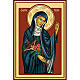 Heiligenbildchen, Heilige Rita, Schriftzug Santa Rita s1
