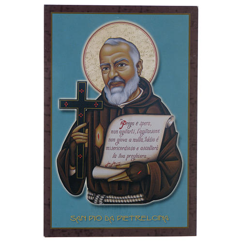 Holy Card, Saint Padre Pio of Pietralcina 1