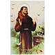 Saint Francis holy card with prayer s1