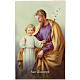 Holy card, Saint Joseph with prayer s1