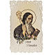 Santino Saint Benedict con preghiera (inglese) s1