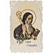 Saint Benedict holy card with prayer in ENGLISH s1