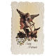 Saint Michael holy card with prayer in ENGLISH s1
