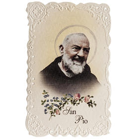 Images pieuses: Image pieuse Padre Pio de Pietrelcina avec prière