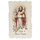 Holy card, Jesus, the Good Shepherd with prayer s1