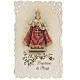 Holy card, Baby Jesus of Prague with prayer s1