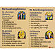 Holy card, Mysteries of the Rosary laminated s1