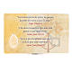 Holy card, Three Popes and Miraculous Medal, FRENCH 8,5x5,4 cm s2