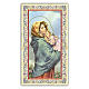 Holy card, Madonna of the Streets, Hail Mary ITA 10x5 cm s1