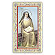 Heiligenbildchen, Heilige Monika, 10x5 cm, Gebet in italienischer Sprache s1