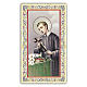 Holy card, Saint Gerard Majella, Prayer for Maternity ITA, 10x5 cm s1