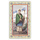 Heiligenbildchen, Heiliger Patrick, 10x5 cm, Gebet in italienischer Sprache s1