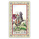 Holy card, Saint George, Prayer to Saint George ITA, 10x5 cm s1