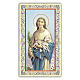 Holy card, Saint Agnes, Prayer ITA, 10x5 cm s1