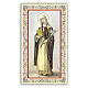 Heiligenbildchen, Heilige Katharina von Siena, 10x5 cm, Gebet in italienischer Sprache s1
