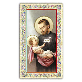 Holy card, Saint Gaetano, Prayer ITA 10x5 cm