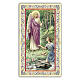 Heiligenbildchen, Heiliger Erzengel Raphael, 10x5 cm, Gebet in italienischer Sprache s1