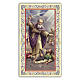 Heiligenbildchen, Heiliger Prophet Elias, 10x5 cm, Gebet in italienischer Sprache s1