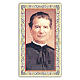 Holy card, Saint John Bosco, Prayer ITA 10x5 cm s1